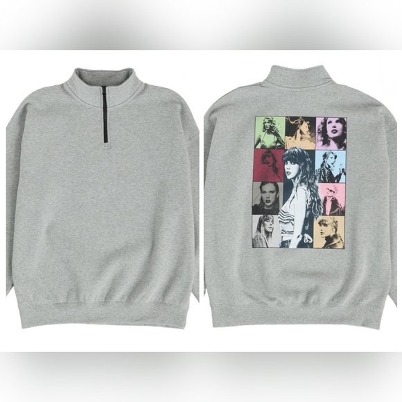 Taylor Swift Eras Tour Concert 1/4 Zip Sweater - Picture 2 of 9